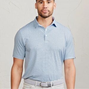 Tasc Performance | Cloud Polo Lightweight Breathable XXL Brookline Stripe Golf